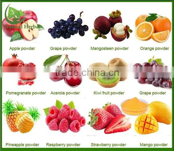Dried juice powder orange flavor juicy drink