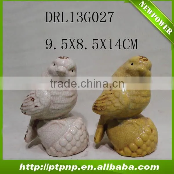 2014 Wholesale garden ceramic bird