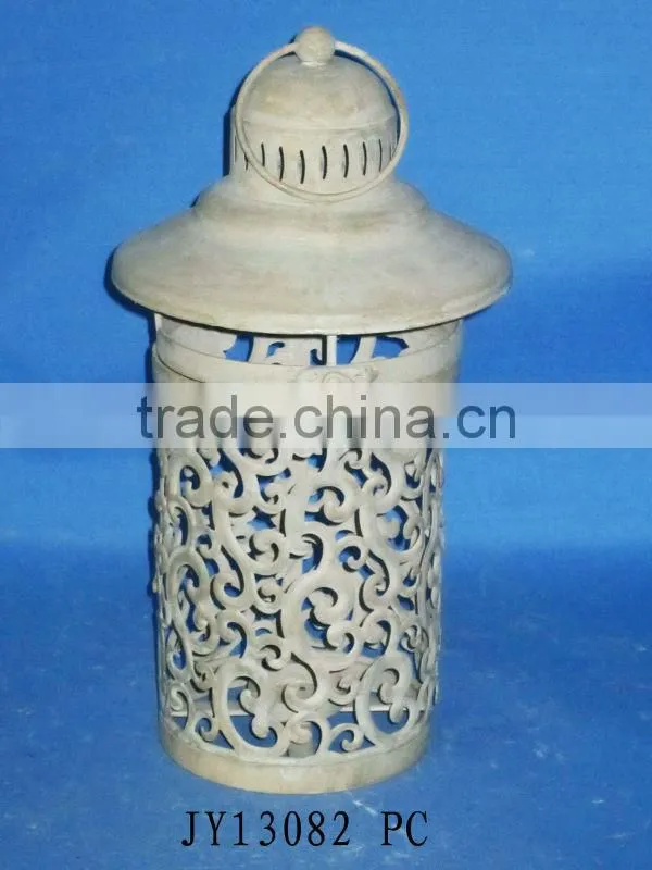 Factory Cheap Outdoor indoor metal shabby lanterns candle holder for home and garden decoration