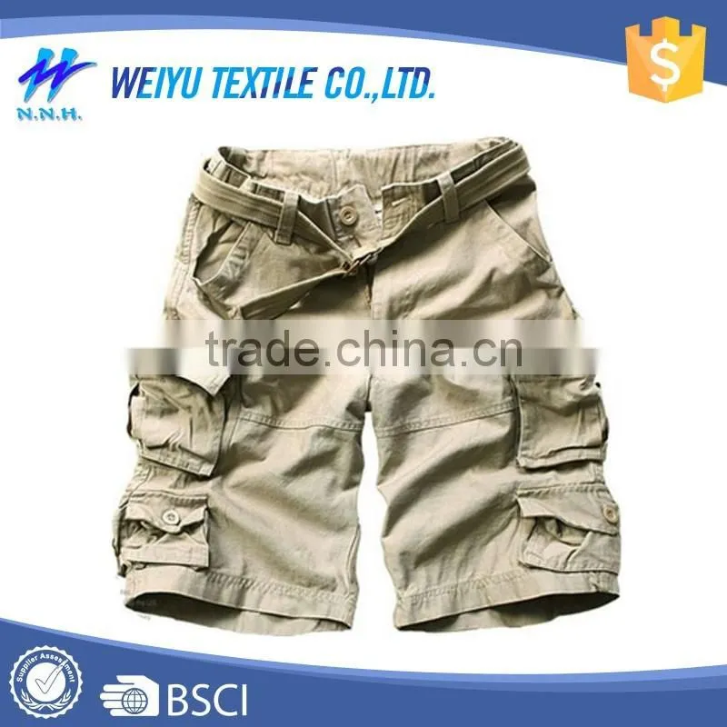 Customized twill cotton men cargo shorts plus size
