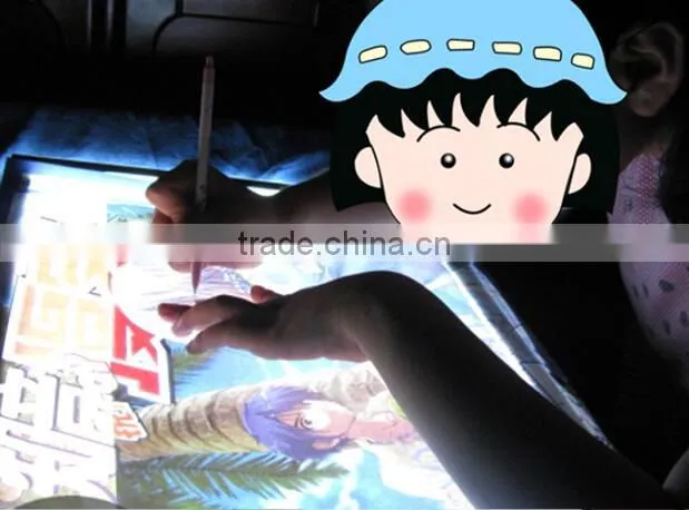 HUION A4 acrylic led light copy board tracer for artist and kids