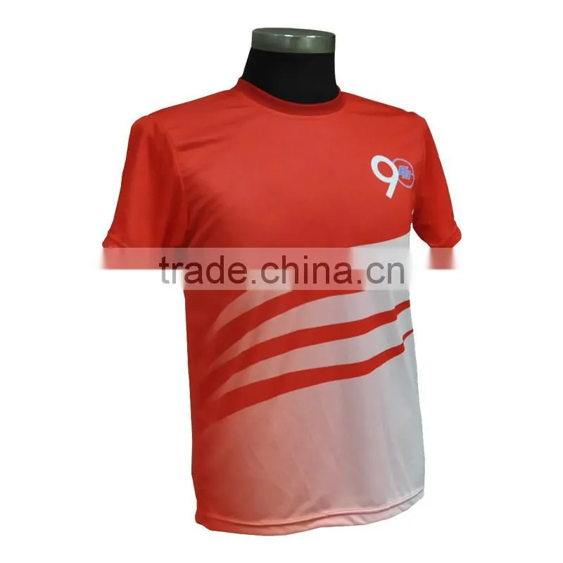 Custom your style sport t-shirt ,3-needle 5-thread interlock stitch good quality t-shirt