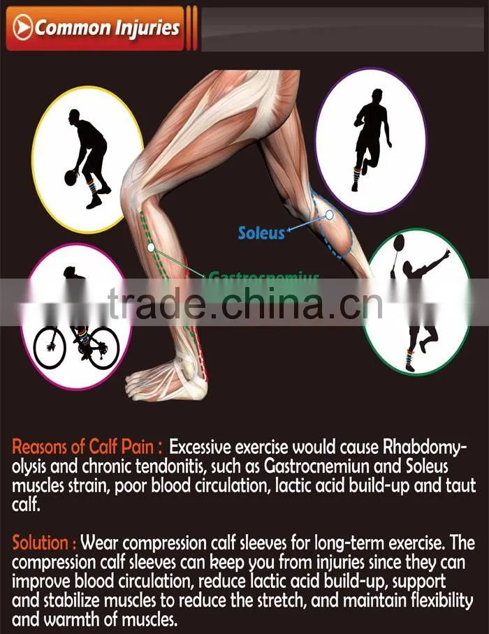 Hot sale high quality athletic tape compression socks