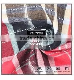 100% cotton checks yarn dyed shirt fabric