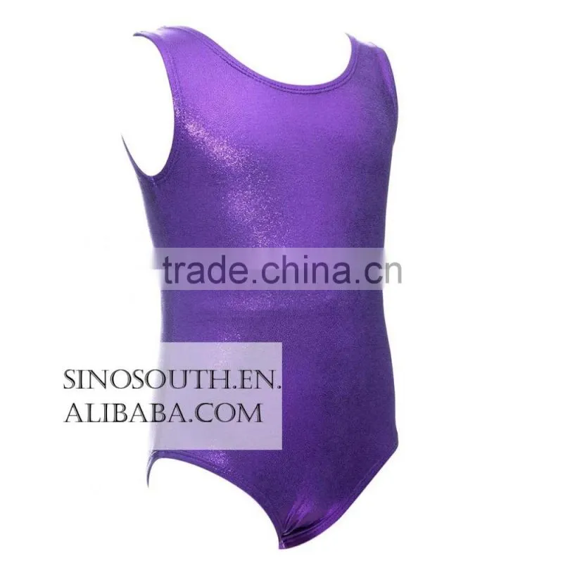 2017 Wholesale Kids Girl's Dance girls Shiny leotard girls gymnastics