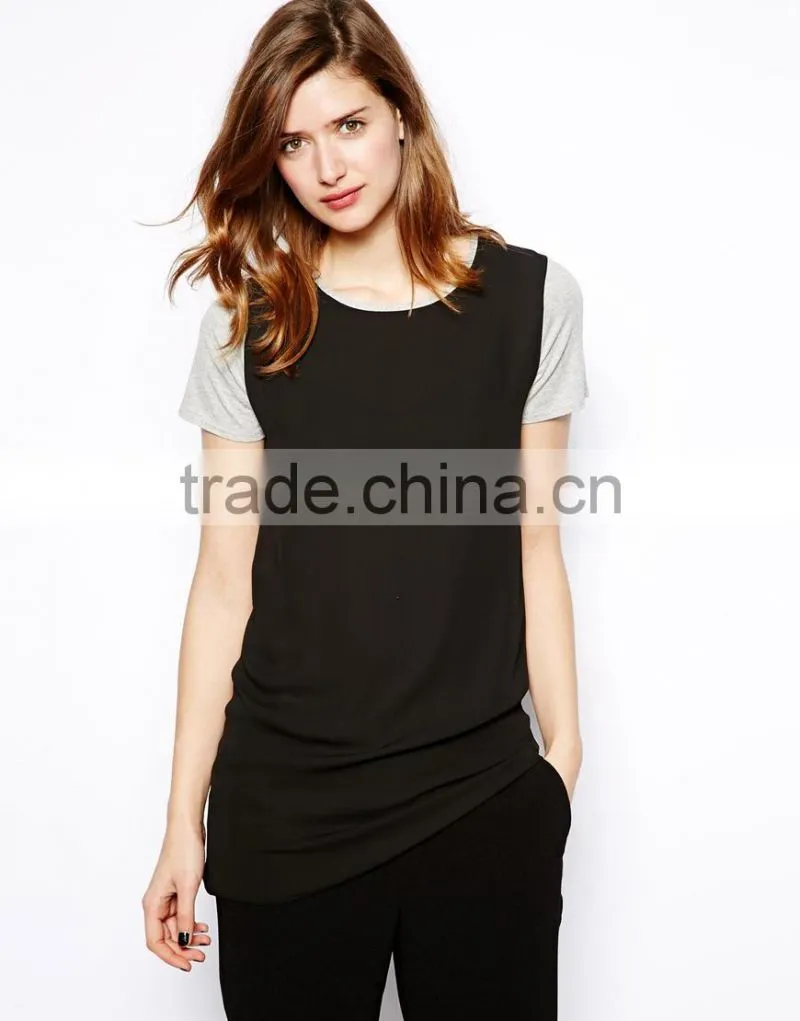 Short sleeve long shirt styles for women