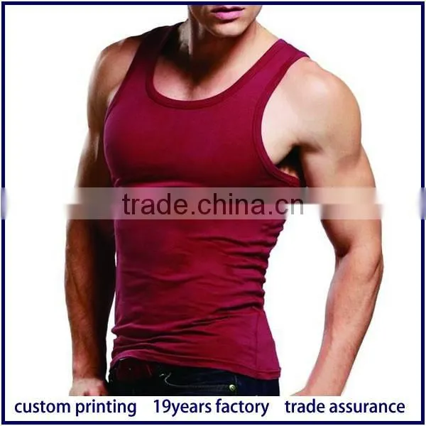 Custom Cotton/Spandex Gym Tank Top