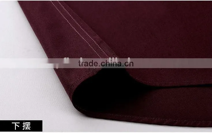 Wholesale fashion slim fit mens long sleeve dress shirts with good quality