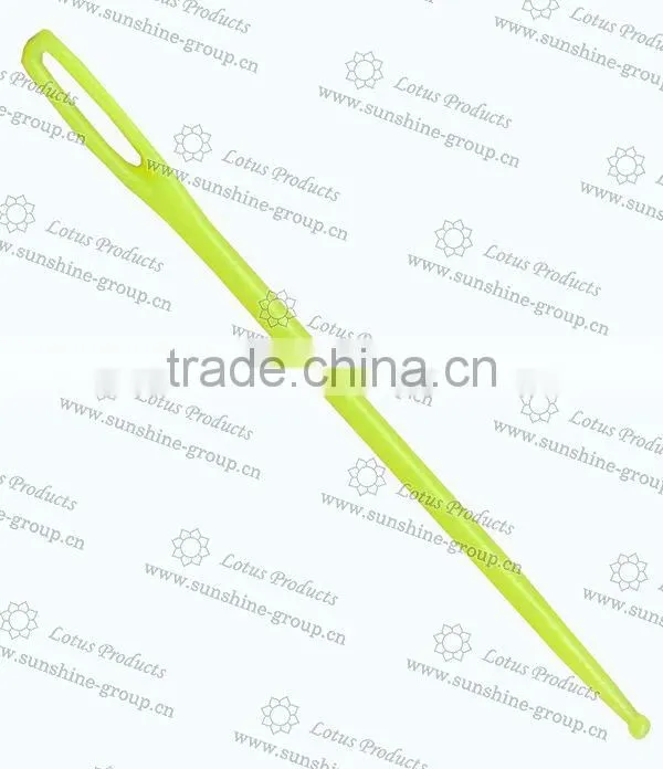 Plastic Sweater Sewing Needles Safety Plastic Needle Colorful Hand Plastic Sewing Needles For Knitting