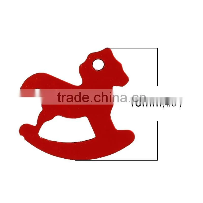 PVC Confetti Party Decoration Baby Shower Rocking Horse At Random