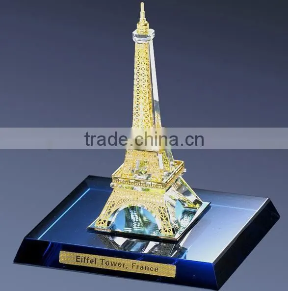 Hot Sale !!Wholesale Crystal Empire States Building Model For Wedding gift Souvenir JC-01