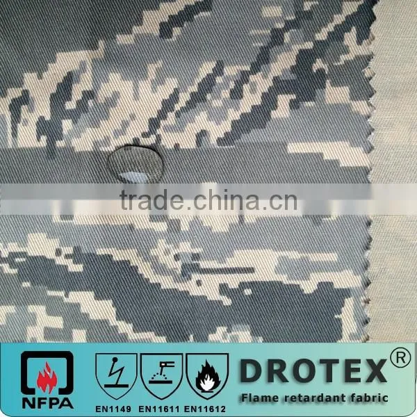 China manufacturer 230gsm polycotton 65/35 waterproof 4color camouflage fabric for training clothes