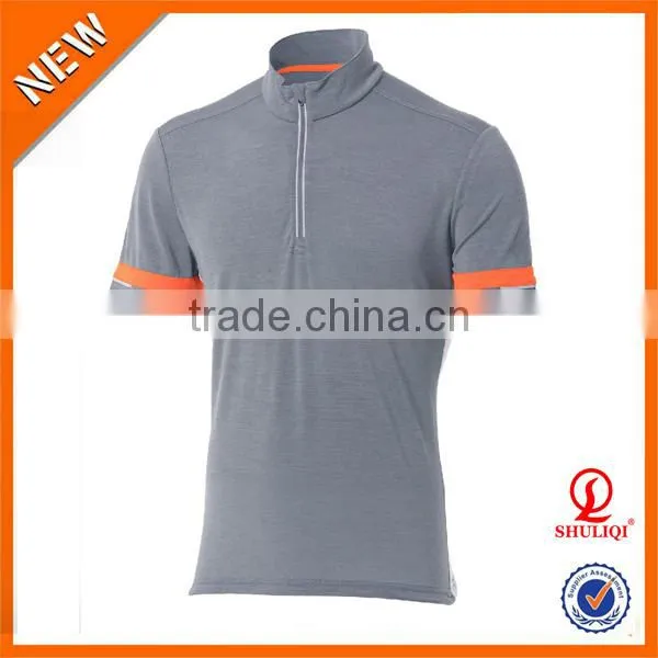 OEM cool dry sportswear for men tops running wear with pocket