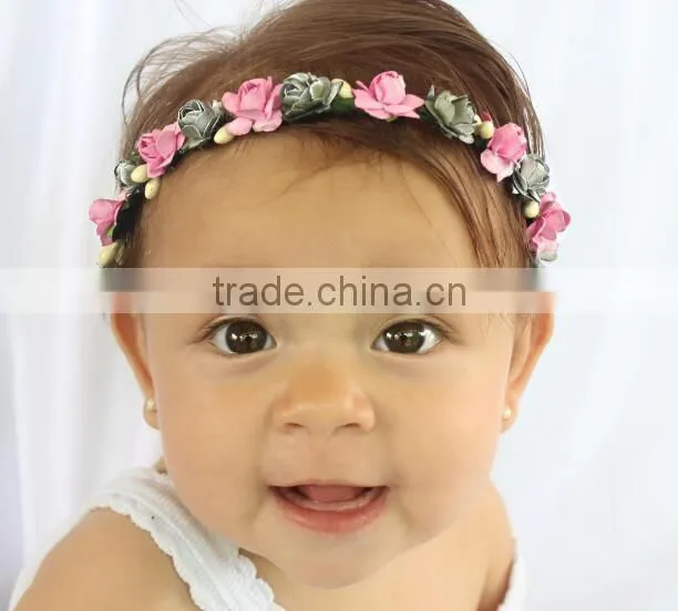 Girl Multe flower kids hair accessories flower headband for kids