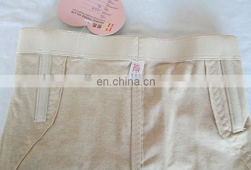 2013 lady underwear hi waist slimming panty shaper with satin detailed