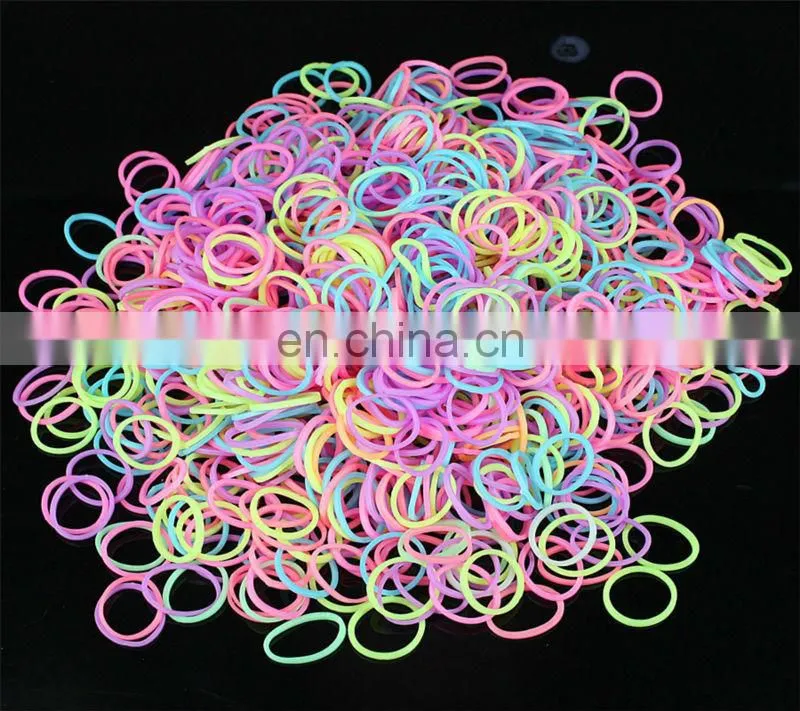 Colourfull cheap loom rubber elastic bands RL-0001