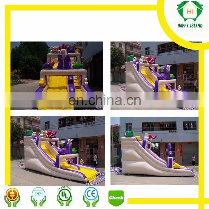 HI top quality inflatable jumping slide, elephant giant inflatable bouncy slide for adult