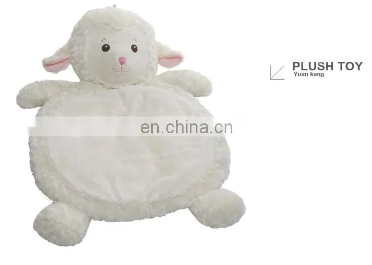 Super soft plush animal baby play cushion mat