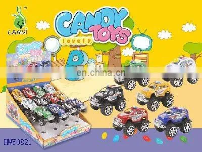 mini block car with candy