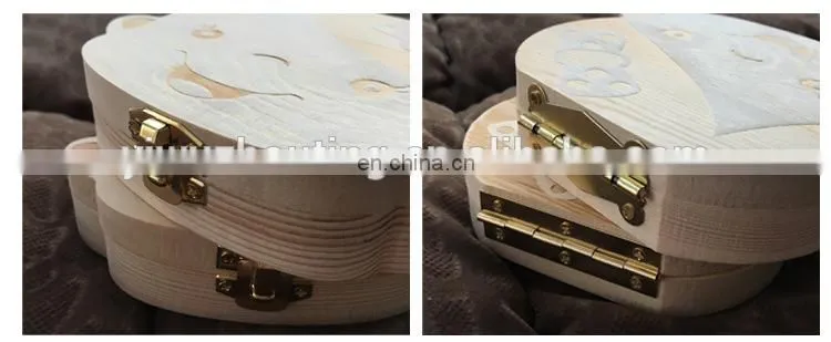 2017 Pure natural wood girls and boys baby teeth box