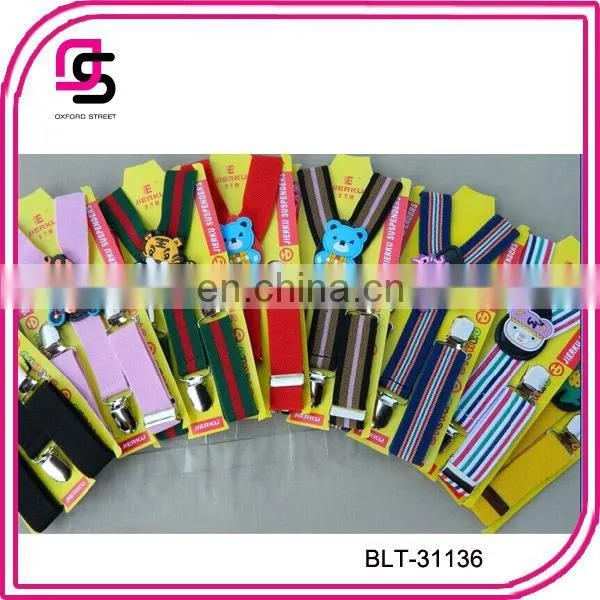 Children solid colour suspender love suspender baby suspender