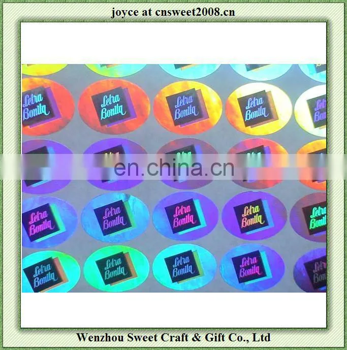 Hologram Label Custom Logo Sticker