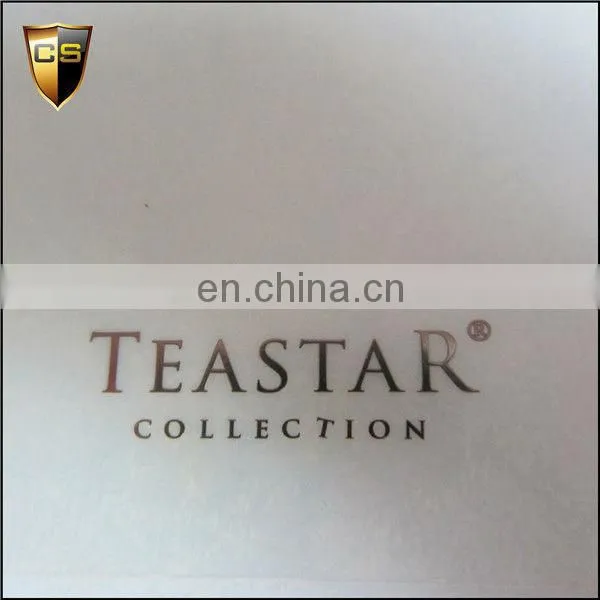 The Shenzhen factory professional custom perfume bottles signage electroformed nickel stickers