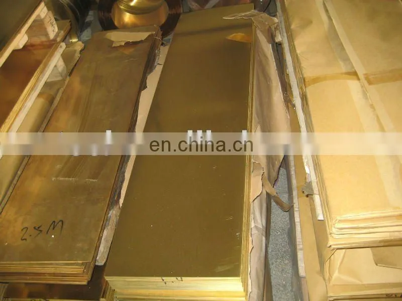 Multifunctional thin Brass sheet factory made in China for industry