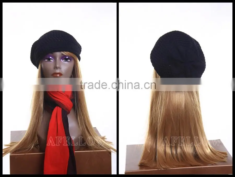Realist Woman Mannequin Head Plastice Female Head for Display Wig H1040