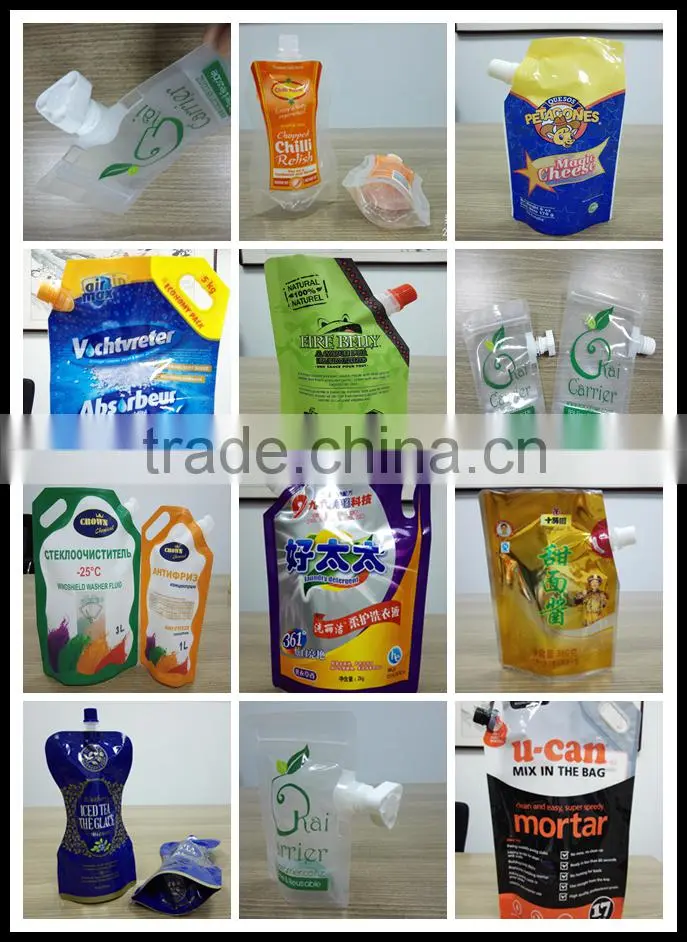 customized printing kitchen soup bag with easy tear/meat soup bag