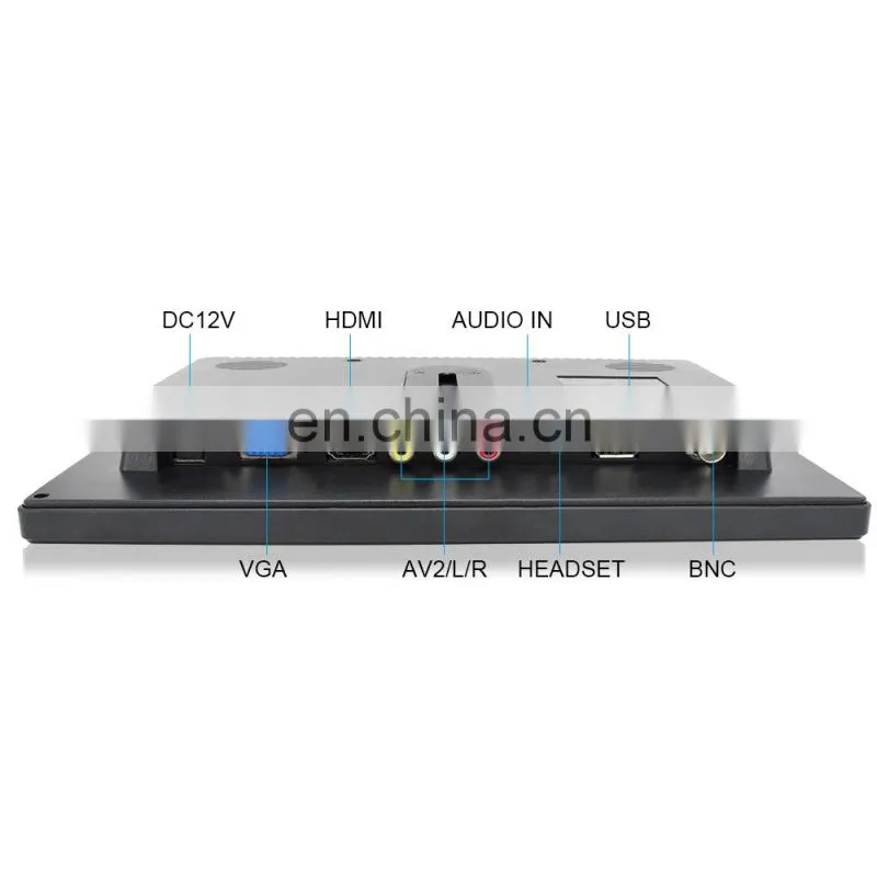 10.1inch LCD Monitor Capacitive Touch Screen Computer PC Display Muilt-function industrial Built-in speaker