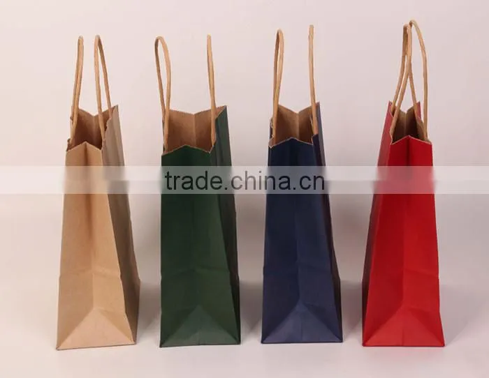 handmade brown krafts paper bag wholesale