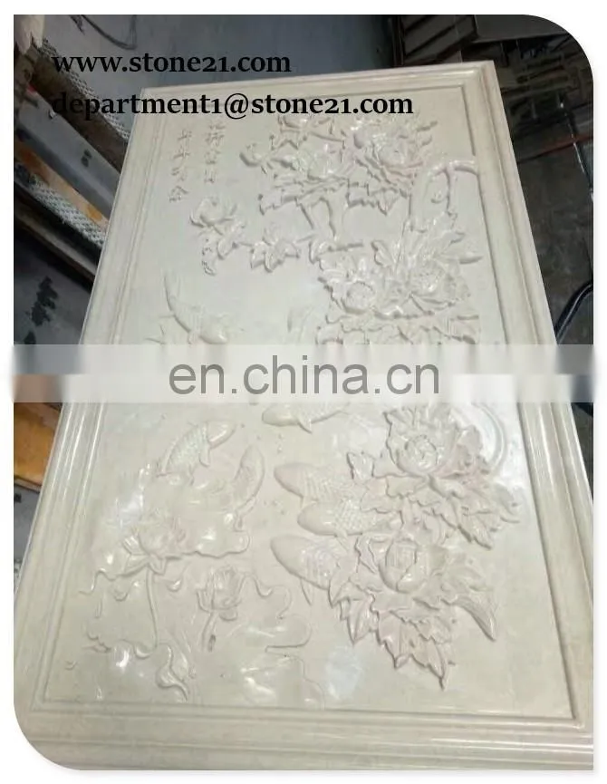 Black portoro marble base marble boulding border