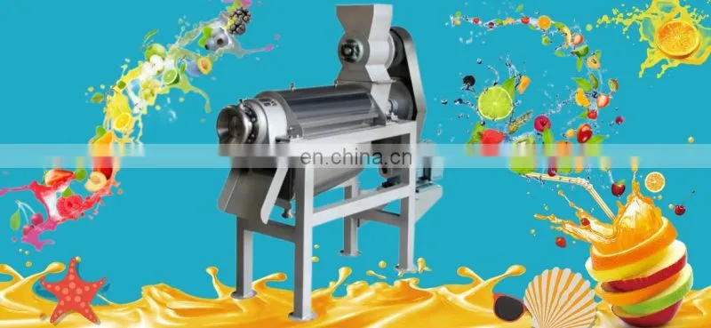 Factory Genyond Industrial Ginger Juicer Tomato Juice Extractor Fresh Fruit Pulp Machine screw juice pressing extraction machine