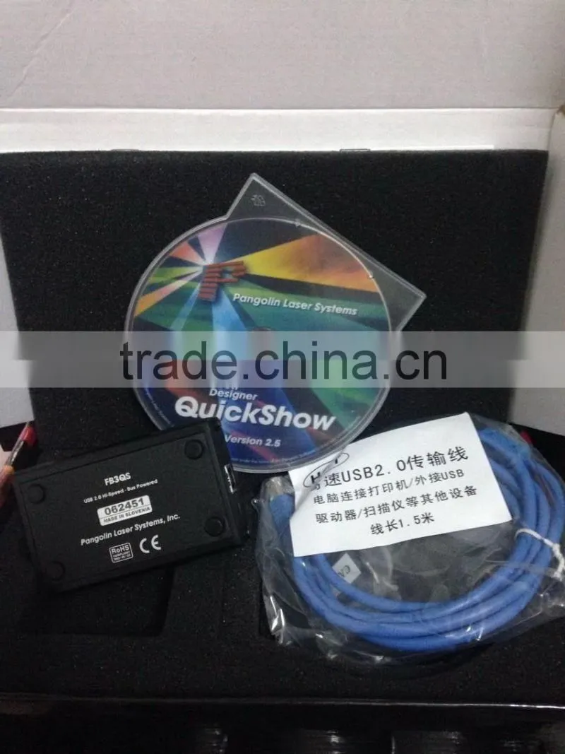 Pangolin Quickshow 2.5 FB3 Laser Show Software DMX512 Light Controller