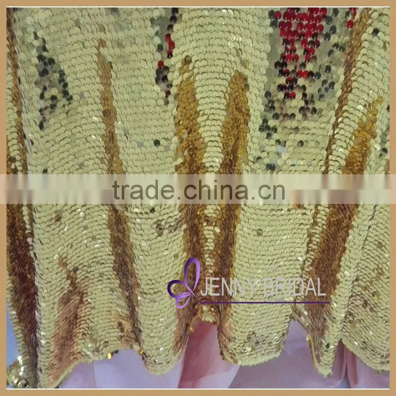 SQN#32A wholesale shiny metalic sequin table cloth wedding