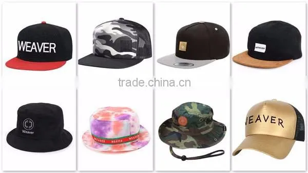 Custom Hats Curve Brim Snapback Cap and Hat Camo Mesh Trucker Cap 5 Panel Hat