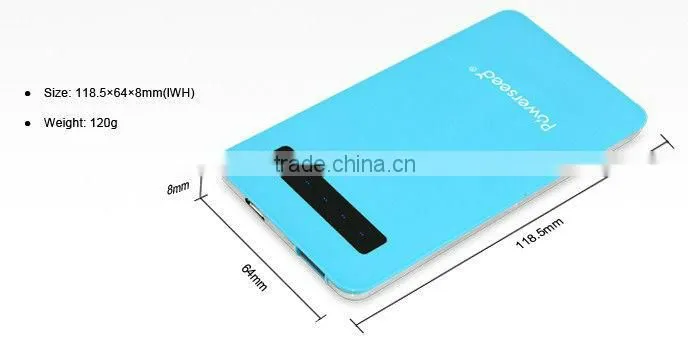 super slim power bank 5600mah power bank rechargable