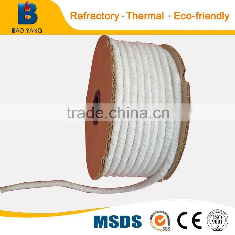 Round braided Ceramic Fiber Textiles Rope