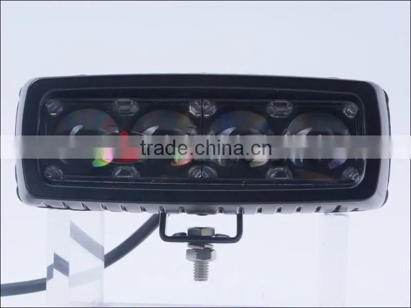 Lumen led 20w auto led work light bar for SUVs bumper, fire engine,ambulance ,car and truck led bar light