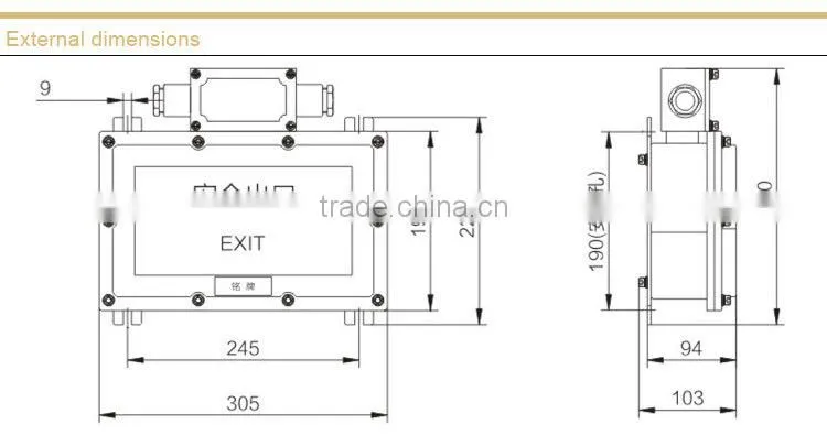 BXE8400 explosion-proof light