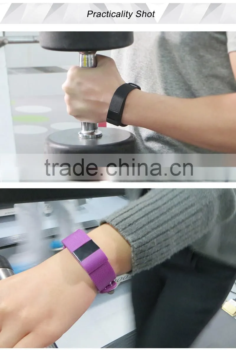 silicone wristbands cicret smart bracelet optional heart rate monitor fitness watch