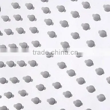 Glass Rainfall LED Square Shower Head With Shower Head
