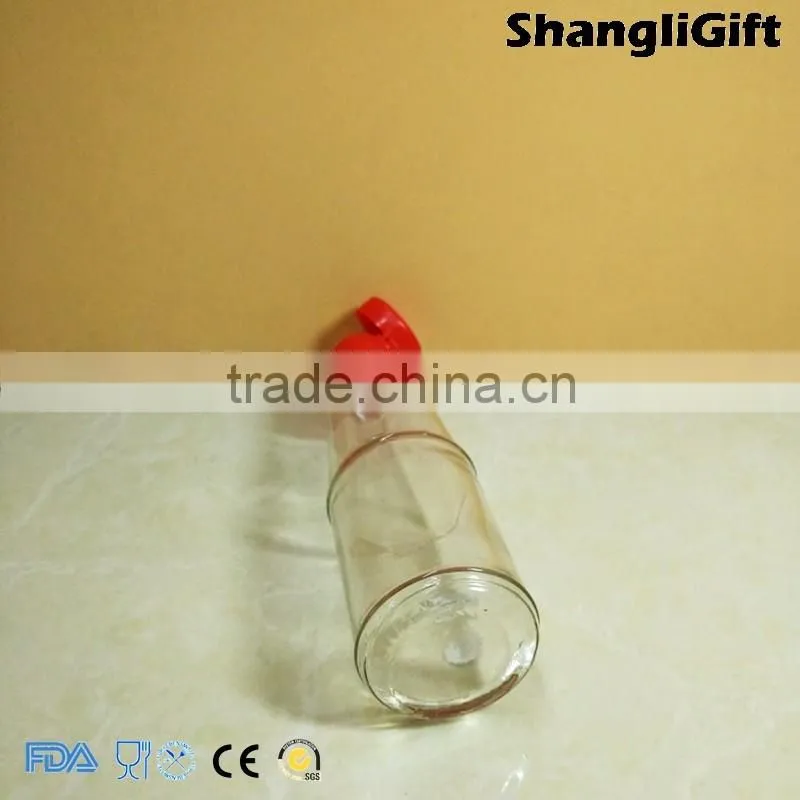 soy sauce Bottles 120ml Transparent Glass Spice Bottle Plastic Cap