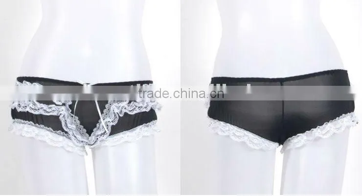 Hot sales newest sexy hot lacy transparent panties thongs women 6008