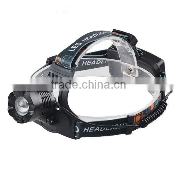 High Power Crossbow Hunting Rechargeable XML 1000 lumen Led Headlamp