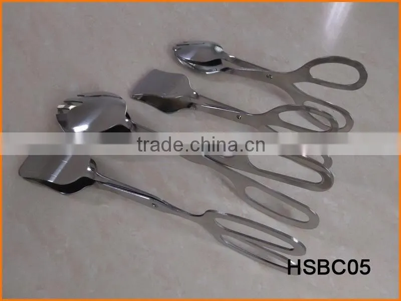 HSBC05 Stainless Steel Scissors Shape Food Clips and Salad Clips -- 8 Inch and 10 Inch