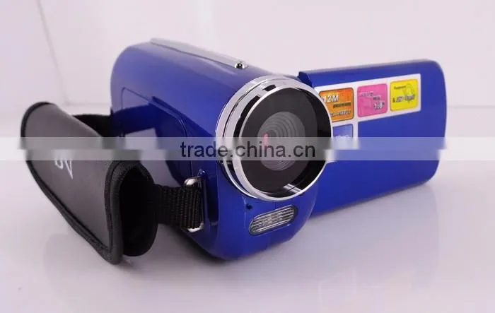 HD 12MP digital camcorder with led flash light video camera