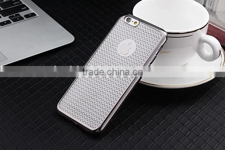 Luxury Clear Electroplating TPU Silicone Gel Soft Case For Apple iPhone 6S / iPhone 6S Plus