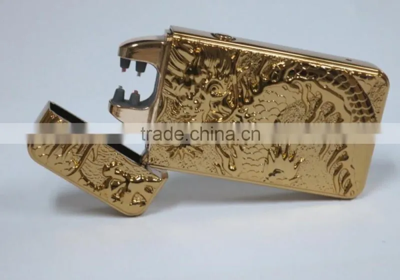 wholesale Dragon post leading rechargeable lighters Electronic cigarette lighter windproof environmental electronic lighter usb